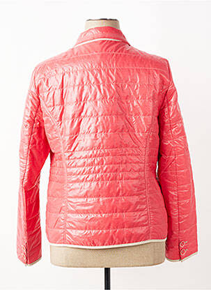 Doudoune manches longues sans capuche rose STEINBOCK femme