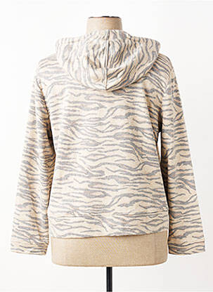 Veste casual col rond gris FRANK WALDER femme