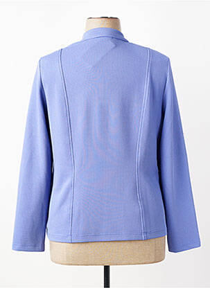 Veste chic col v bleu FRANK WALDER femme