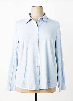 Chemisier coupe cintrée manches longues bleu GERRY WEBER femme