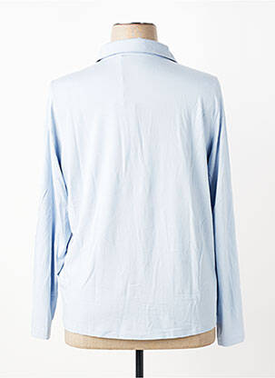 Chemisier coupe cintrée manches longues bleu GERRY WEBER femme