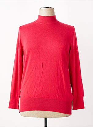 Pull stretch manches longues rouge FRANK WALDER femme