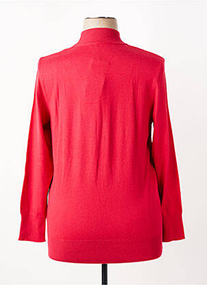 Pull stretch manches longues rouge FRANK WALDER femme