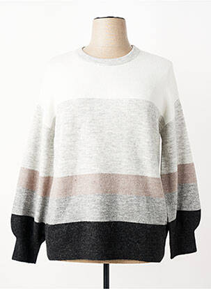 Pull stretch manches longues gris GERRY WEBER femme