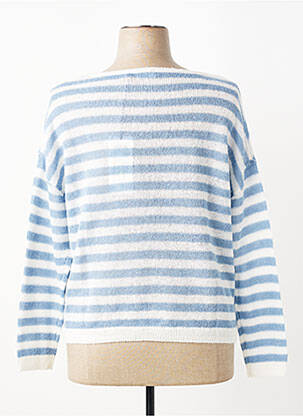 Pull stretch manches longues bleu GERRY WEBER femme
