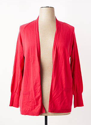 Gilet manches longues stretch rouge FRANK WALDER femme