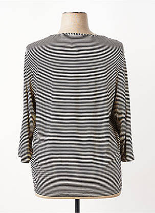 T-shirt manches 3/4 manches 3/4 noir FRANK WALDER femme