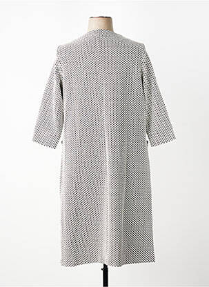 Robe mi-longue manches 3/4 manches 3/4 noir FRANK WALDER femme