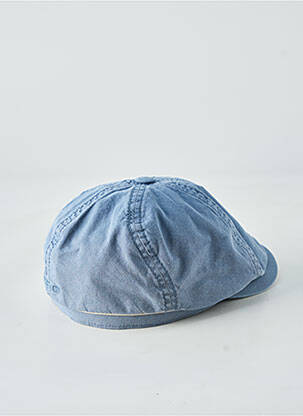 Casquette tissage popeline bleu STETSON homme