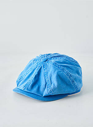 Casquette visière souple bleu STETSON homme