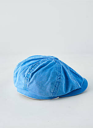 Casquette visière souple bleu STETSON homme