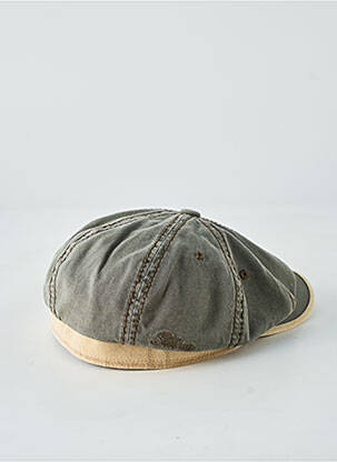 Casquette tissage popeline vert STETSON homme