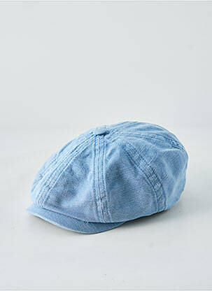 Casquette visière souple bleu STETSON homme