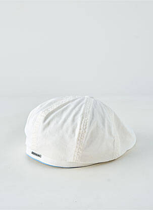 Casquette tissage popeline blanc STETSON homme