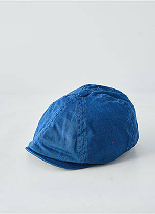 Casquette tissage popeline bleu STETSON homme