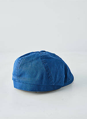 Casquette tissage popeline bleu STETSON homme