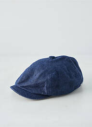 Casquette visière souple bleu STETSON homme