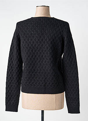 Pull stretch manches longues noir MALIPARMI femme