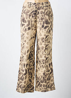 Pantalon large tissage crêpe taille normale beige MASON'S femme