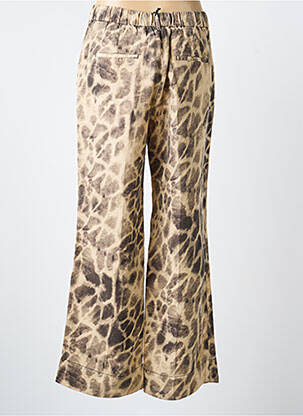 Pantalon large tissage crêpe taille normale beige MASON'S femme