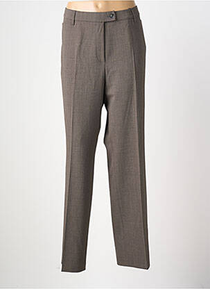 Pantalon droit taille à pinces gris ATELIER GARDEUR femme