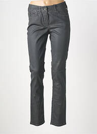 Pantalon slim tissage enduit gris ATELIER GARDEUR femme