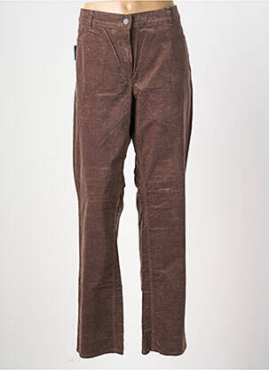Pantalon slim stretch taille normale marron ATELIER GARDEUR femme