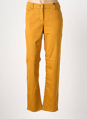 Jeans coupe slim stretch taille normale jaune GERRY WEBER femme