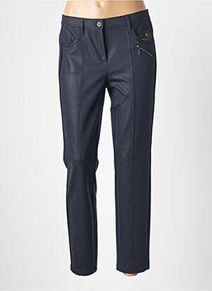 Pantalon slim stretch taille normale bleu FRANK WALDER femme