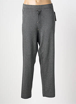 Pantalon droit stretch taille normale gris FRANK WALDER femme