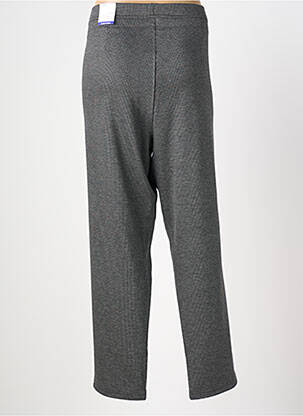Pantalon droit stretch taille normale gris FRANK WALDER femme