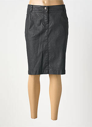 Jupe mi-longue coupe droite noir ATELIER GARDEUR femme