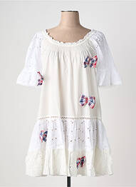 Tunique manches courtes col rond blanc RHUM RAISIN femme