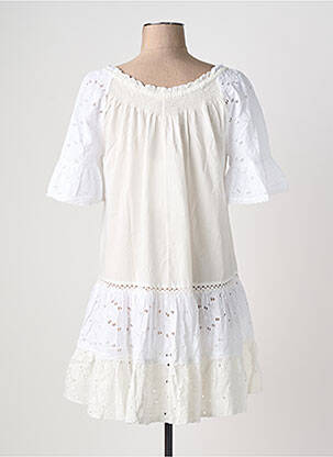 Tunique manches courtes col rond blanc RHUM RAISIN femme