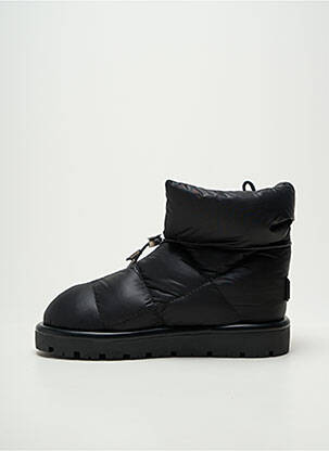 Bottines/boots bout rond talon plat jusqu'à 3cm noir FLUFIÉ femme