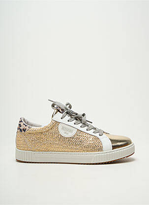 Baskets semelle amovible talon plat jusqu'à 3cm or REDSKINS femme