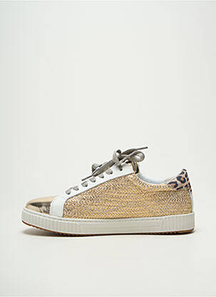 Baskets semelle amovible talon plat jusqu'à 3cm or REDSKINS femme