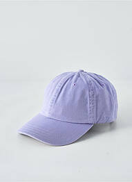 Casquette fermeture pressionnée violet STETSON homme