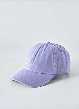 Casquette fermeture pressionnée violet STETSON homme