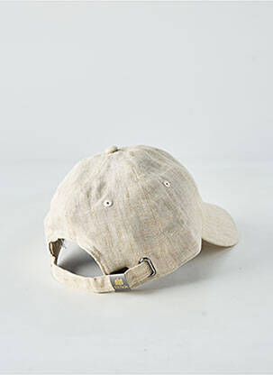 Casquette fermeture pressionnée beige STETSON homme
