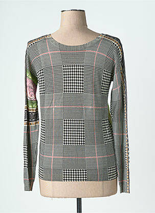 Pull coupe cintrée manches longues noir JEI'S BY LETIZIA DENARO femme