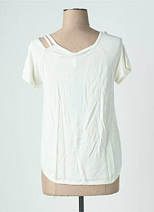 Top manches courtes manches courtes blanc JEI'S BY LETIZIA DENARO femme