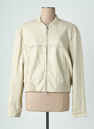Veste simili cuir poches beige URBANCODE femme