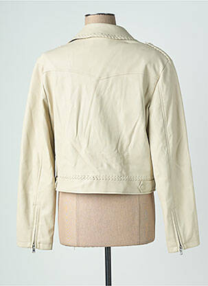 Veste simili cuir poches beige URBANCODE femme