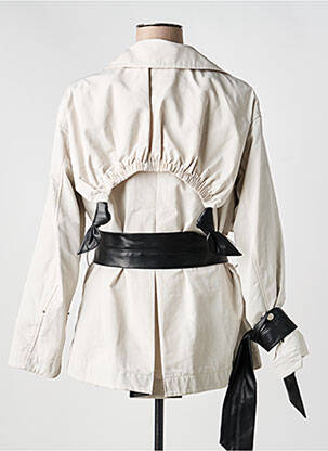 Trench tissage popeline sans capuche beige URBANCODE femme