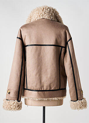 Manteau court coupe droite sans capuche marron URBANCODE femme