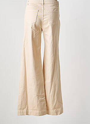 Jean coupe flare taille normale taille normale beige LAUREN VIDAL femme