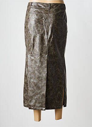 Jupe longue coupe droite marron URBANCODE femme