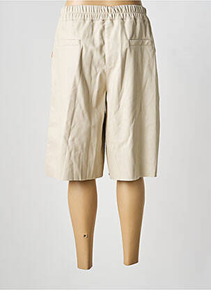 Bermuda taille à pinces taille haute beige URBANCODE femme