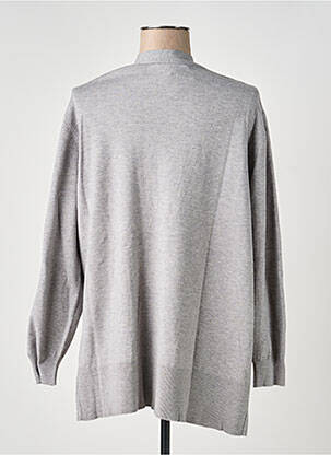 Gilet manches longues fermeture boutonnée sur le devant gris BLUOLTRE femme